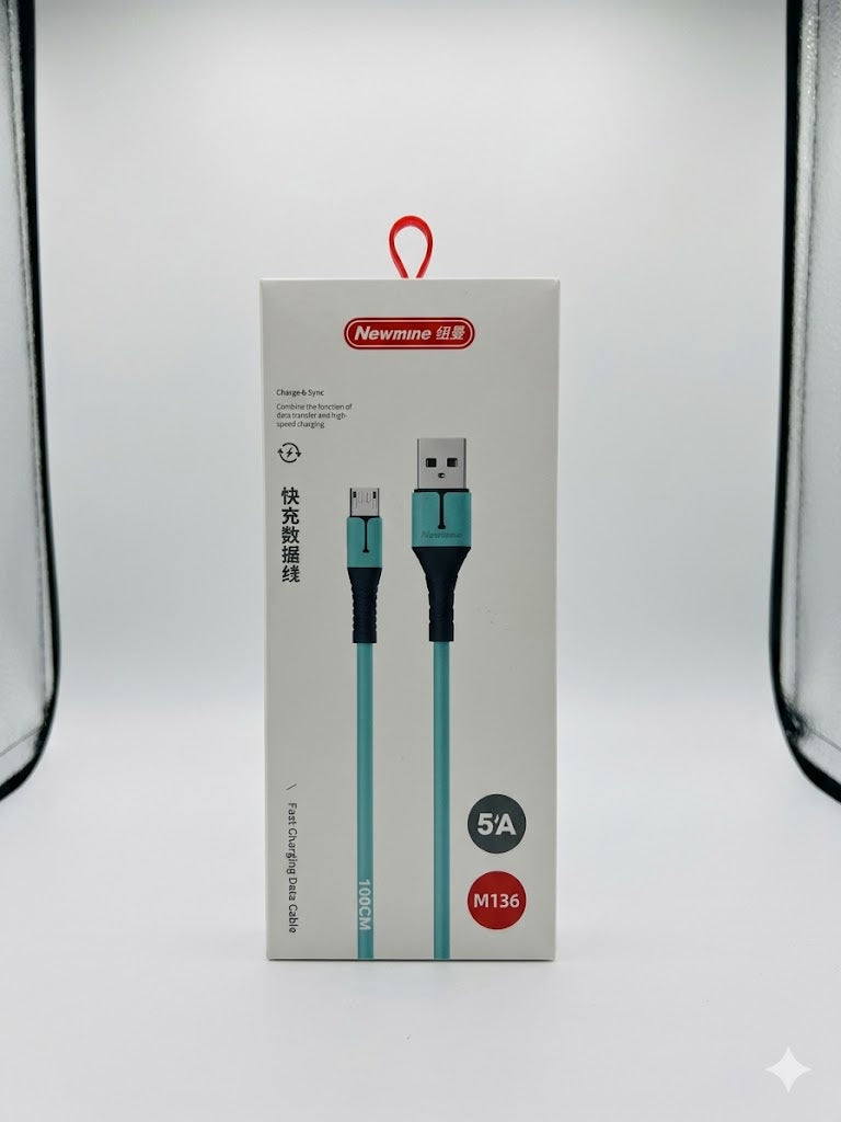 Newmine 5A High-Speed Micro USB Data Cable TechAura
