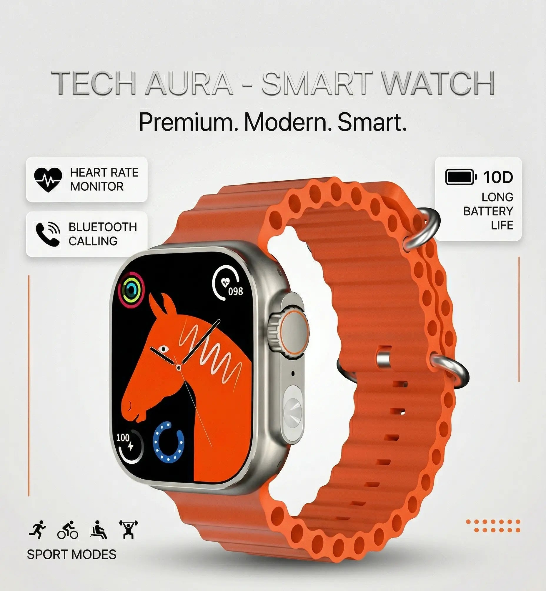 Ultra Smart Watch TechAura