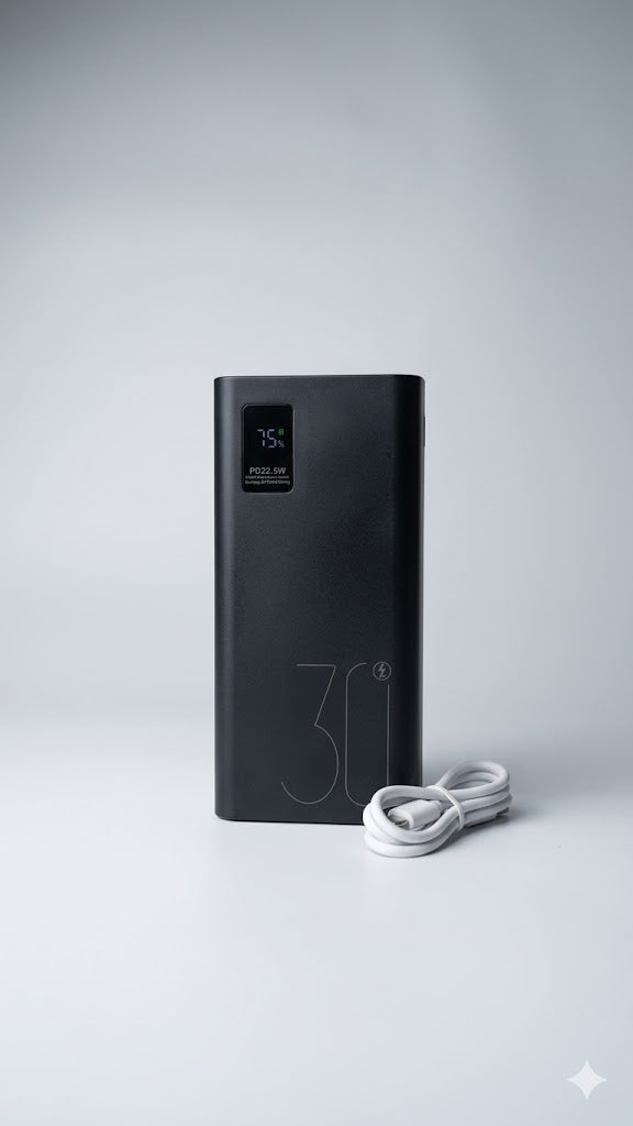 30000mAh Portable Charger | 22.5W PD TechAura
