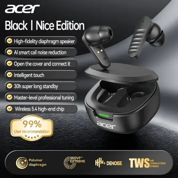 Acer OHR503 30h Wireless Earbuds TechAura